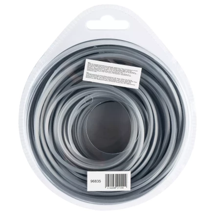 Леска для триммера армированная алюминием квадратная, 2,7мм х 15м, блистер ALUFLEX Denzel 96835 купить в Нижневартовске