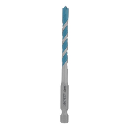 Сверло универсальное Gross, Multipurpose PRO, 6-гр. хвостовик, 6мм, 706012 купить в Нижневартовске