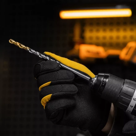 Сверло спиральное по металлу Denzel 6,5 х 148 мм, Р6М5, Golden Tip, удлиненное, 718257 купить в Нижневартовске