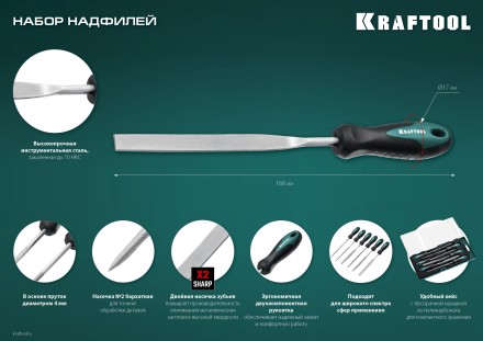 Набор надфилей KRAFTOOL 16030-6 купить в Нижневартовске