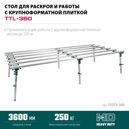 Стол для крупноформатной плитки KRAFTOOL 33253-360 купить в Нижневартовске