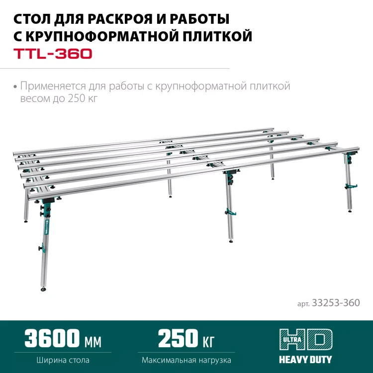 Стол для крупноформатной плитки KRAFTOOL 33253-360 купить в Нижневартовске