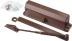 Доводчик дверной STAYER, для дверей массой до 100 кг, цвет коричневый 37917-100 купить в Нижневартовске