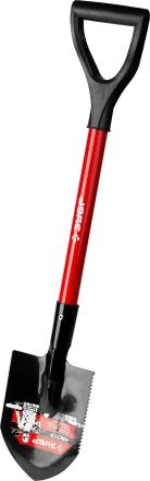 Лопата "МАСТЕР" автомобильная, стальной черенок, ЗУБР 39258 купить в Нижневартовске