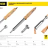 Паяльник STAYER "MASTER" с деревянной рукояткой и долговечным жалом, 80 Вт, клин 55310-80 купить в Нижневартовске