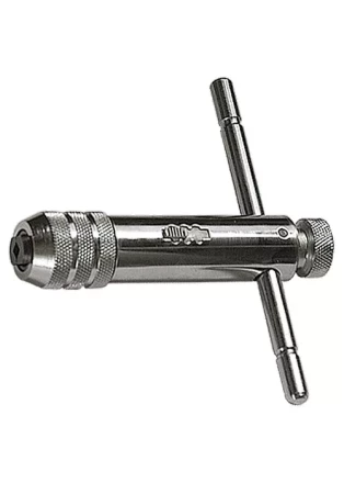 Вороток для метчиков М3 - М8 хромированный с трещоткой MATRIX 76905 купить в Нижневартовске