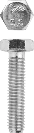 Болт ЗУБР "МАСТЕР" с шестигранной головкой, ГОСТ 7798-70, класс прочности 5.8, оцинкованный, M8x35мм, 5кг 303080-08-035 купить в Нижневартовске
