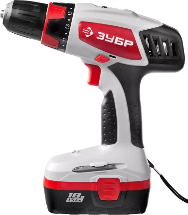 Дрель-шуруповерт 2 АКБ ЗДА-18-2 КИН серия МАСТЕР купить в Нижневартовске