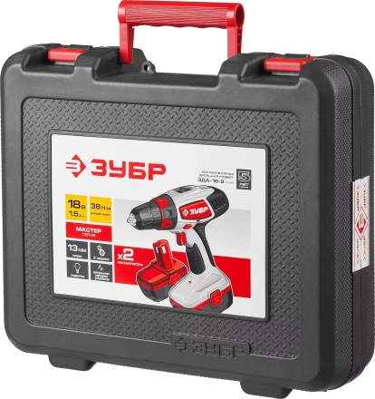 Дрель-шуруповерт 2 АКБ ЗДА-18-2 КИН серия МАСТЕР купить в Нижневартовске
