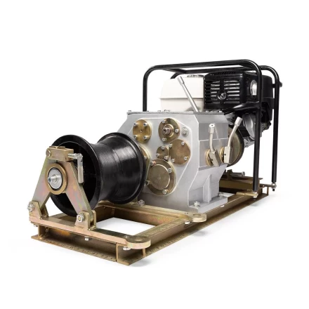 Лебедка тяговая автономная КВТ ЛТА-5 с бензиновым приводом, 5 т (88397) купить в Нижневартовске