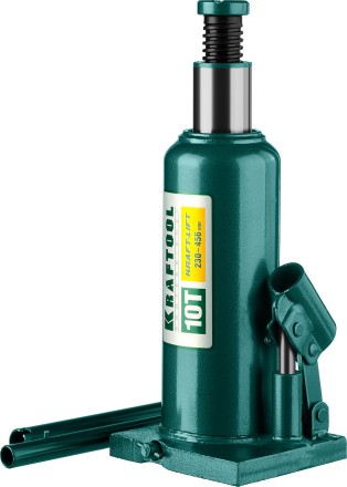 Домкрат гидравлический бутылочный &quot;Kraft-Lift&quot;, сварной, 10т, 230-456мм, KRAFTOOL 43462-10 43462-10_z01 купить в Нижневартовске