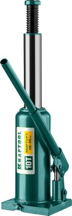 Домкрат гидравлический бутылочный &quot;Kraft-Lift&quot;, сварной, 10т, 230-456мм, KRAFTOOL 43462-10 43462-10_z01 купить в Нижневартовске