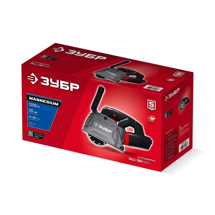 ЗУБР d 125 мм, 1200 Вт, 30 мм, штроборез (бороздодел) (ЗШ-30-1205 Т) купить в Нижневартовске