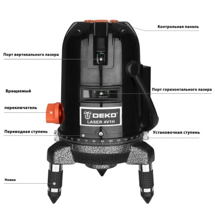 Уровень лазерный DEKO LL57GA, 065-0281 купить в Нижневартовске