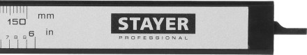 Штангенциркуль STAYER &quot;MASTER&quot; электронный, направляющая из композитных матер. на основе углеродного волокна, пластик корпус, шаг измерения 0,1, 150мм 34411-150 купить в Нижневартовске