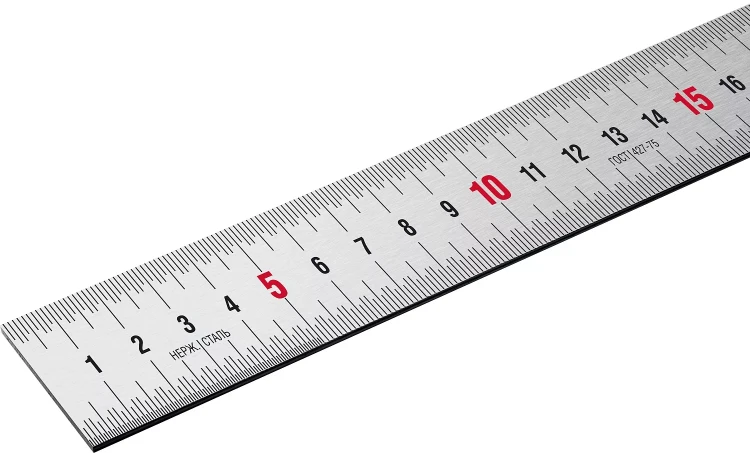 ЗУБР Про-15, длина 0.15 м, усиленная нержавеющая линейка, Профессионал (34280-015) купить в Нижневартовске