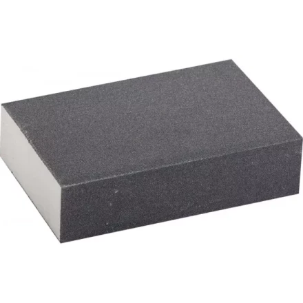 Губка шлифовальная ЗУБР "ЭКСПЕРТ" четырехсторонняя, SiC, средняя жесткость, Р180, 100х68х26 мм 35612-180 купить в Нижневартовске