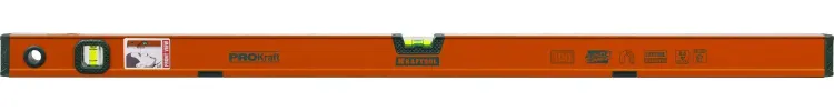 Уровень KRAFTOOL "KRAFT-MAX" магнитный, особо усилен, 2 ампулы, 2 фрезерованные базовые поверхности, 100см 34575-100 купить в Нижневартовске