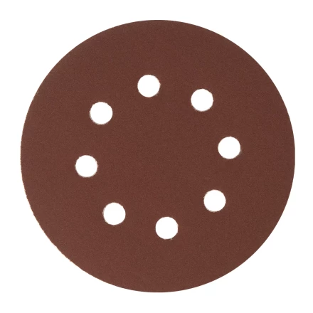 Круг абразивный на ворсовой подложке под &quot;липучку&quot;, перфорированный, P 240, 125 мм, 5 шт Сибртех 738117 купить в Нижневартовске