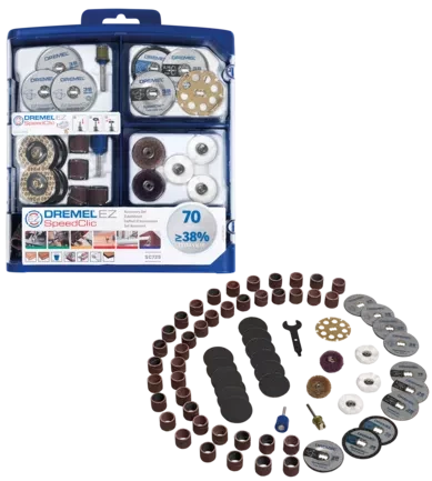 Набор оснастки EZ SpeedClic 70 штук DREMEL купить в Нижневартовске
