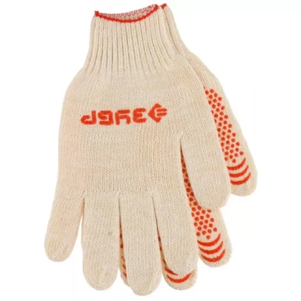 Перчатки ЗУБР "МAСTEP" трикотажные, 7 класс, х/б, с защитой от скольжения, L-XL, 3 пары 11456-K3 купить в Нижневартовске