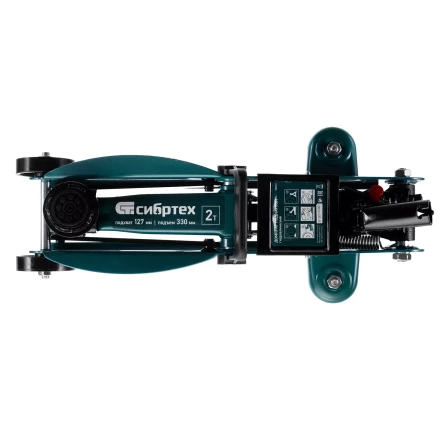 Домкрат гидравлический подкатной Сибртех 50833, 2 т, 127-330 мм, в пласт. кейсе купить в Нижневартовске