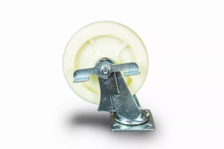 Колесо большегрузное поворотное SCdnb 80 200 мм полипропиленовое с тормозом 1024225 купить в Нижневартовске