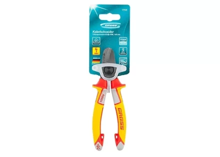 Кабелерез диэлектрические рукоятки до 1000 В трехкомпонентные рукоятки 160 мм GROSS 17725 купить в Нижневартовске