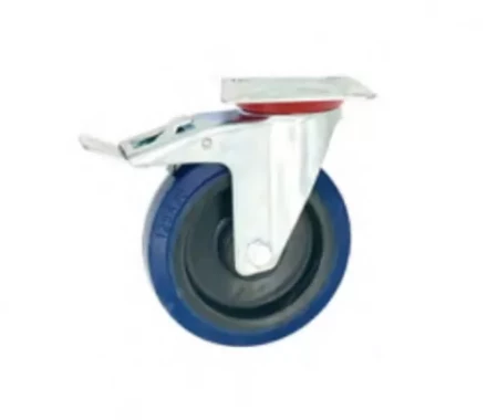 Колесо поворотное резина SRCLb 93 75 мм с тормозом (F) 1027240 купить в Нижневартовске