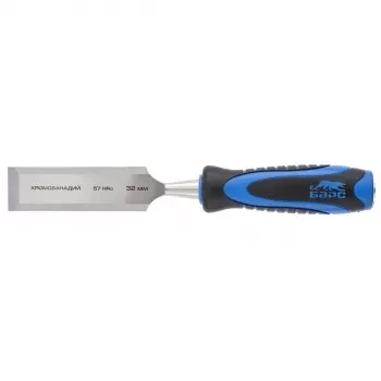 Долото-стамеска,плоская,32мм, двухкомпонентная рукоятка,металлический затыльник БАРС 24657 купить в Нижневартовске