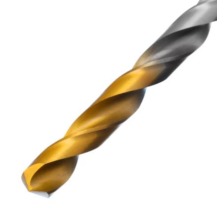 Сверло спиральное по металлу Denzel, 7,0 х 156 мм, Р6М5, Golden Tip, удлиненное, 718258 купить в Нижневартовске