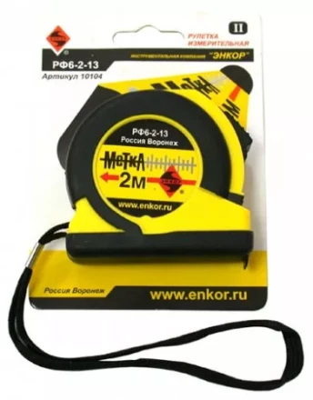 Рулетка 2м Метка Энкор 10104 купить в Нижневартовске