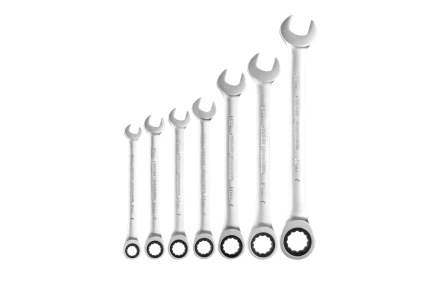 Набор ключей комбинированных с трещоткой 7 штук Энкор 26351 купить в Нижневартовске