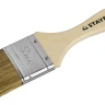 Кисть плоская STAYER "LASUR-STANDARD", смешанная (натуральная и искусственная) щетина, деревянная ручка, 50мм 01031-50 купить в Нижневартовске