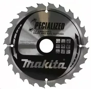 Диск пильный Makita, х355х30х3мм, 60 зуб,для дерева с гвоздями B-31463