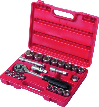 Набор слесарно-монтажный с квадратом 1/2&quot;, 21 предм  MATRIX MASTER 13521 купить в Нижневартовске