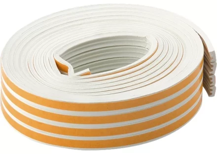 Уплотнитель 24 м профиль "E" белый СИБРТЕХ 93922 купить в Нижневартовске