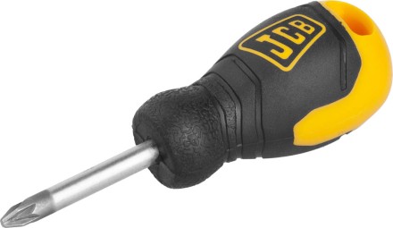 Отвертка JCB, хромомолибденовая сталь S2, двухкомпонентная рукоятка, магнитный наконечник, PZ №2х40мм JSD006 купить в Нижневартовске