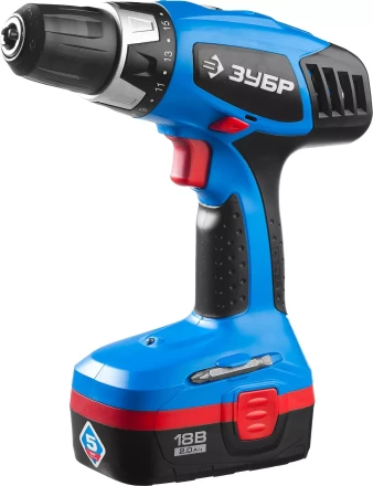 Дрель-шуруповерт 2 АКБ ЗДА-18-2 КИН20 серия ПРОФЕССИОНАЛ купить в Нижневартовске