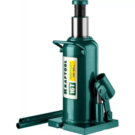 Домкрат гидравлический бутылочный "Kraft-Lift", сварной, 16т, 230-455мм, KRAFTOOL 43462-16 43462-16_z01 купить в Нижневартовске