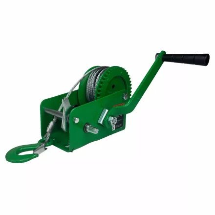 Лебедка ручная барабанная HITCH HW 900 900 кг канат 10 м (SZ073176) купить в Нижневартовске