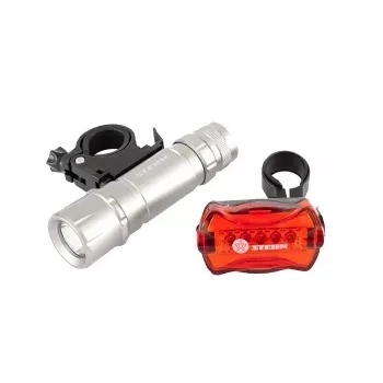 Набор велосипедный: передний 1 Вт Led, 160Lm, задний 5 red Led  Stern 90558 купить в Нижневартовске