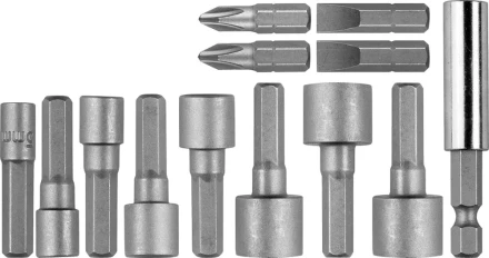 Набор STAYER "PROFI" Биты с магнитным адаптером и торцевыми головками, 13 предметов 2611-H13 купить в Нижневартовске