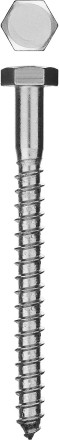Шурупы ЗУБР &quot;МАСТЕР&quot; с шестигранной головкой, оцинкованные, 6x80мм, 70шт 4-300451-06-080 купить в Нижневартовске