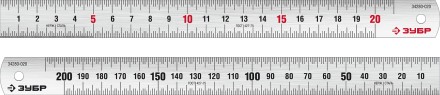 ЗУБР Про-20, длина 0.20 м, усиленная нержавеющая линейка, Профессионал (34280-020) купить в Нижневартовске