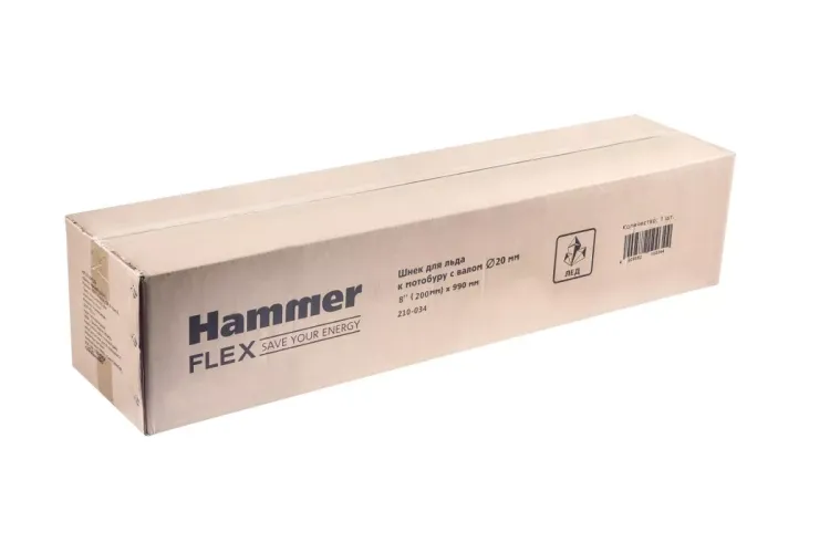 Шнек HAMMER 210-034 для льда 8'' (200мм) купить в Нижневартовске
