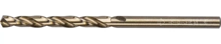 Сверло ЗУБР "ЭКСПЕРТ" КОБАЛЬТ по металлу, цилиндрический хвостовик, быстрорежущая сталь Р6М5К5, класс точн. А1, 4х75мм 4-29626-075-4 купить в Нижневартовске