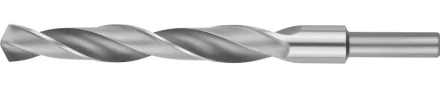 Сверло ЗУБР "МАСТЕР" по металлу с цилиндрическим хвостовиком, сталь Р6М5, винтовой прокат, D 15.0мм, L-169/114мм 4-29621-169-15 купить в Нижневартовске