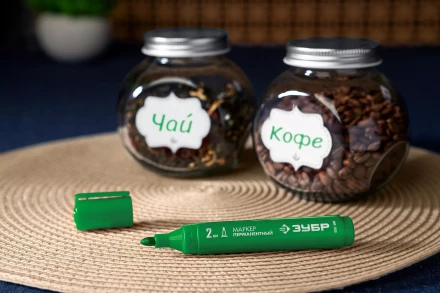 ЗУБР МП-300 зеленый, 2 мм перманентный маркер (06322-4) купить в Нижневартовске