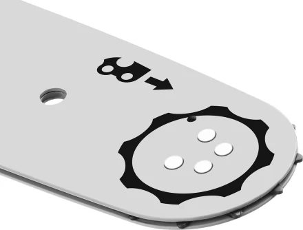 ЗУБР тип 5, шаг 0.325, паз 1.5 мм, 50 см, шина для бензопил (70205-50) купить в Нижневартовске